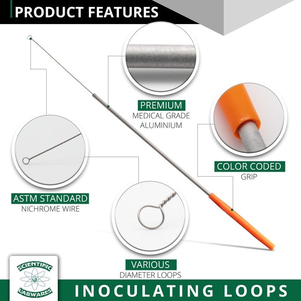 Reusable Inoculating Loops And Needle Se