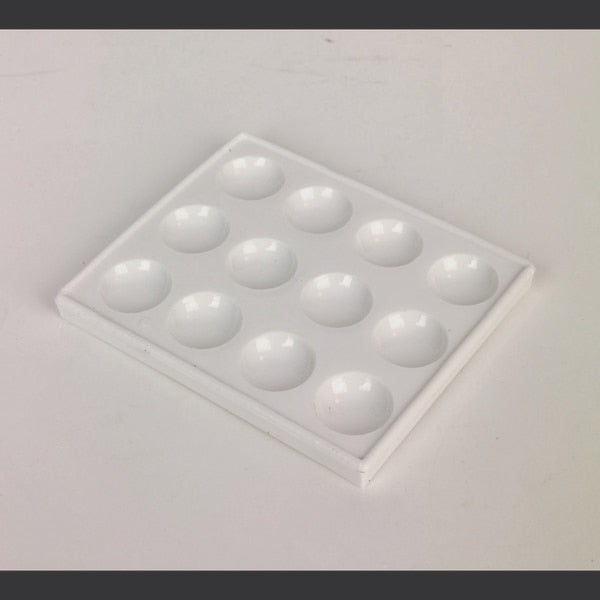 Spot Plate, 12 Cavity, Plastic, PK 12