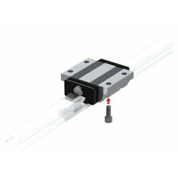 Linear Guide Carriage, 56.9 mm L, 52 mm W