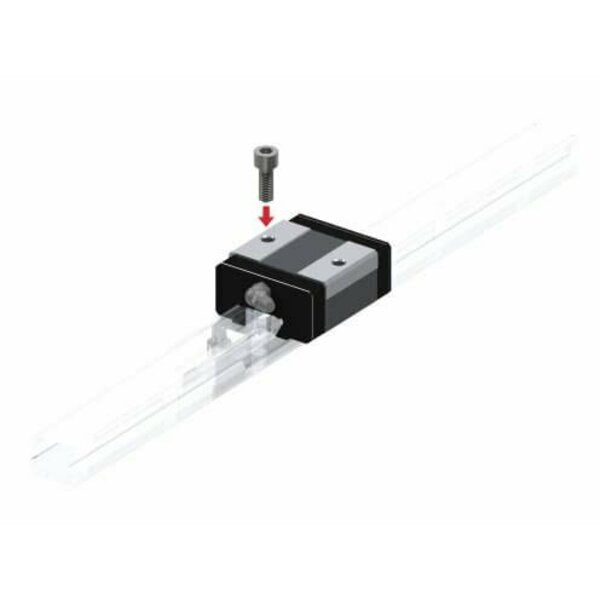 Linear Guide Carriage, 40.4 mm L, 34 mm W