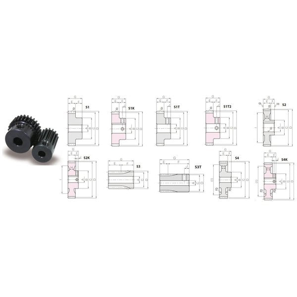 Steel Spur Gears