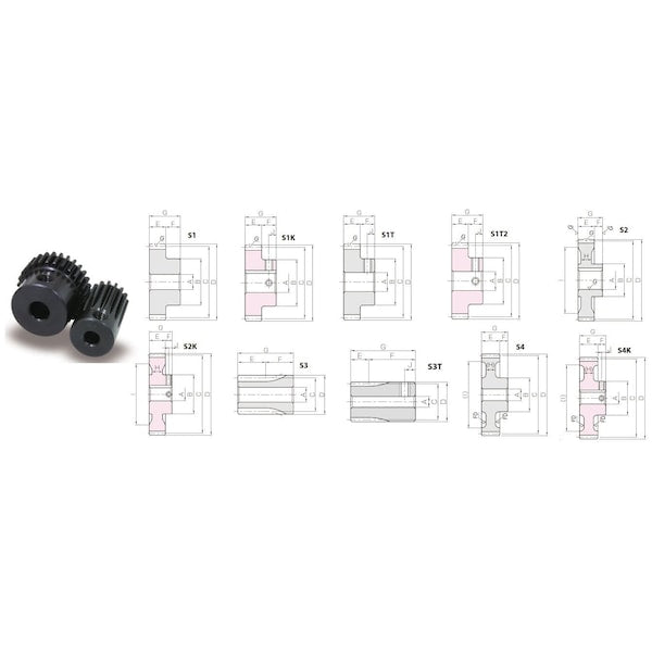 Steel Spur Gears