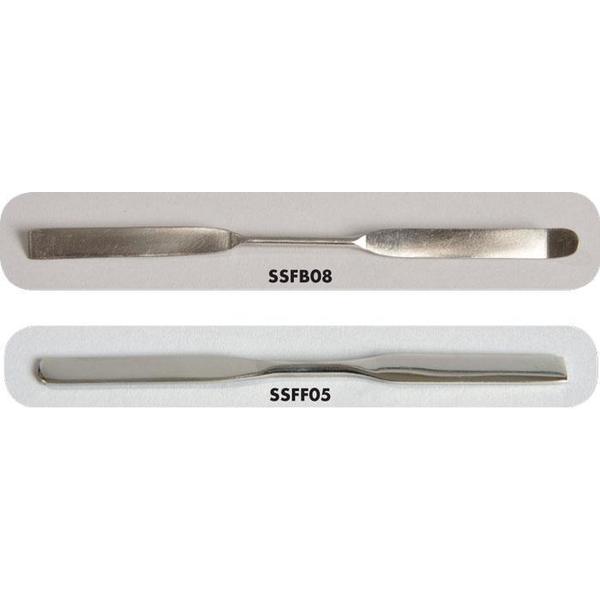 Spatula, Stainless Steel, Both End, PK 10