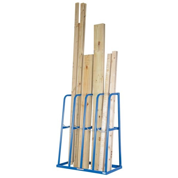 Starter Vertical Bar Rack, 24 in D, 48 in W, 4 Shelves