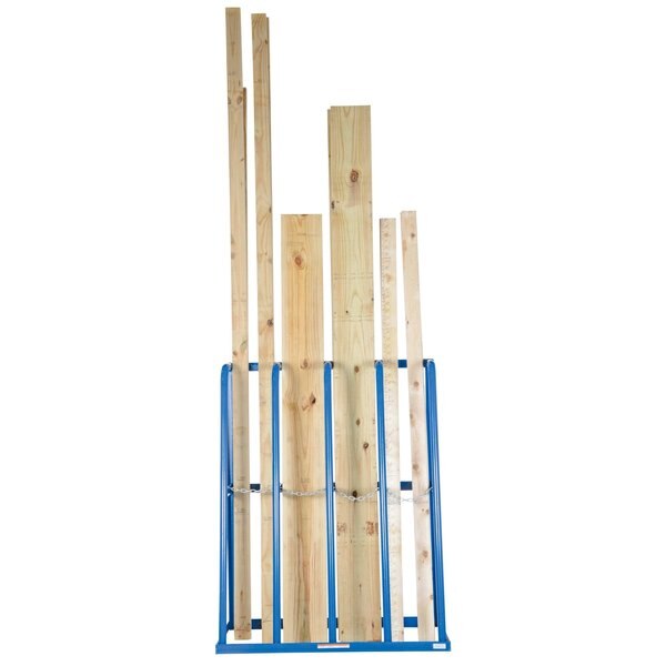 Starter Vertical Bar Rack, 24 in D, 48 in W, 4 Shelves