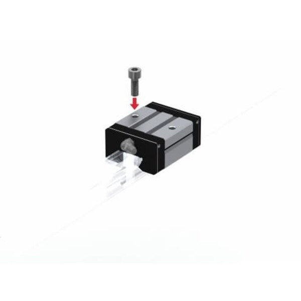 Linear Guide Carriage, 47.7 mm L, 42 mm W