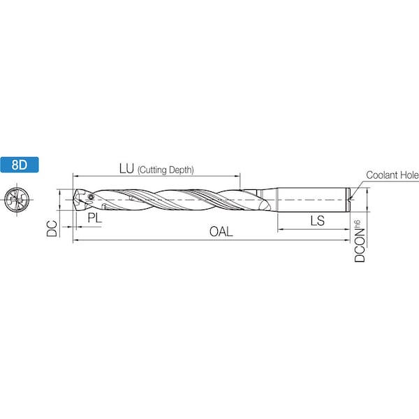 SS10DRA090M8, DRA Magic Drill
