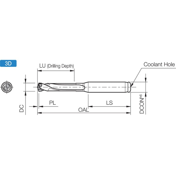 SS12DRC105M3, DRA Magic Drill