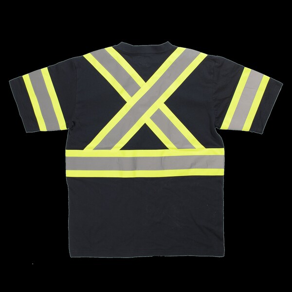 Short Sleeve Safety T-Shirt, ST112-BLACK