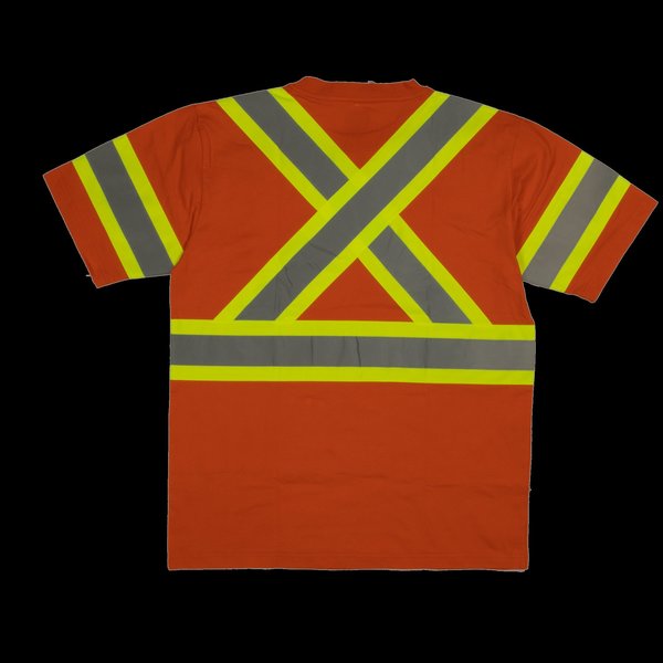 Short Sleeve Safety T-Shirt, ST112-ORG-3