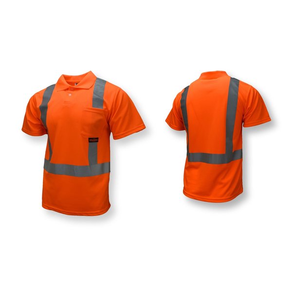 Radians ST12 Class 2 High Visibility Safety Short Sleeve Polo