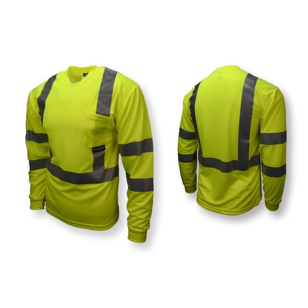 Long Sleeve Shirt, M, 50-13/16 in., Green