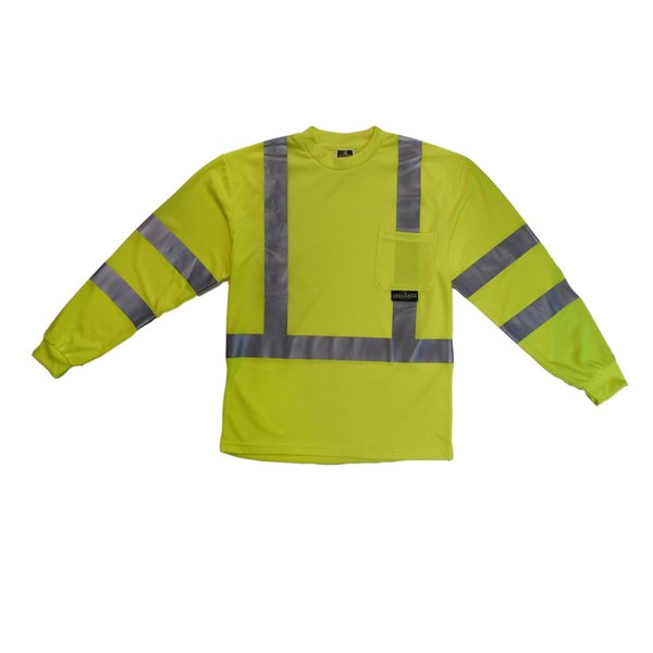 Long Sleeve Shirt, M, 50-13/16 in., Green