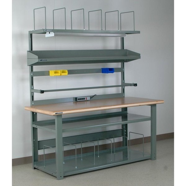Carton Shelf W/ Hoop Dividers, 16
