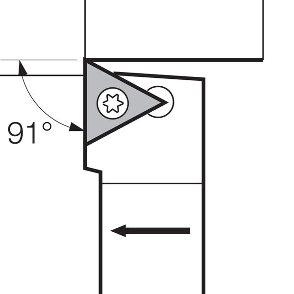 STGPL 1616H11, Indexable Turning Holder