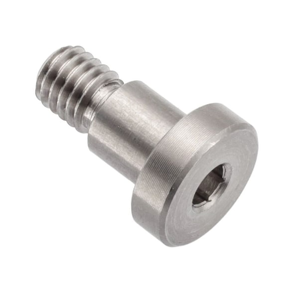 Shoulder Screw, 6g Thr Sz, 6mm Thr Lg, 6 mm Shoulder Lg, 316 Stainless Steel