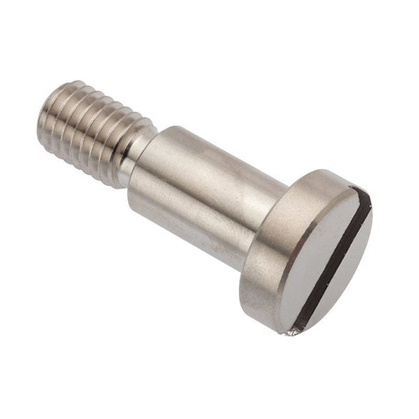 Shoulder Screw, 6g Thr Sz, 16mm Thr Lg, 12 mm Shoulder Lg, 316 Stainless Steel