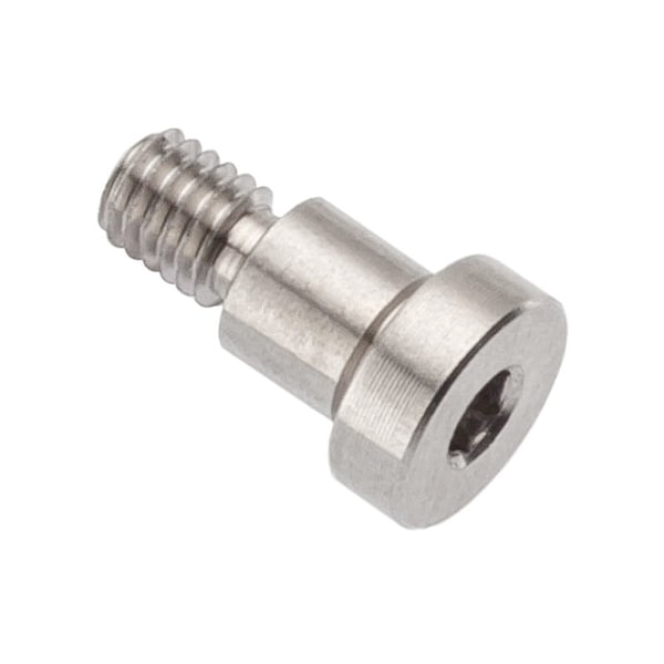 Shoulder Screw, 6g Thr Sz, 13mm Thr Lg, 10 mm Shoulder Lg, 316 Stainless Steel