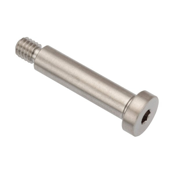 Shoulder Screw, 6g Thr Sz, 5mm Thr Lg, 20 mm Shoulder Lg, 316 Stainless Steel