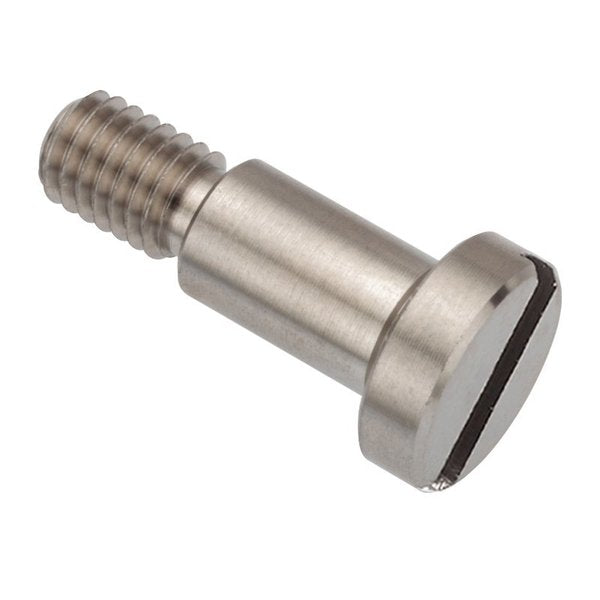 Shoulder Screw, 6g Thr Sz, 9.5mm Thr Lg, 10 mm Shoulder Lg, 316 Stainless Steel