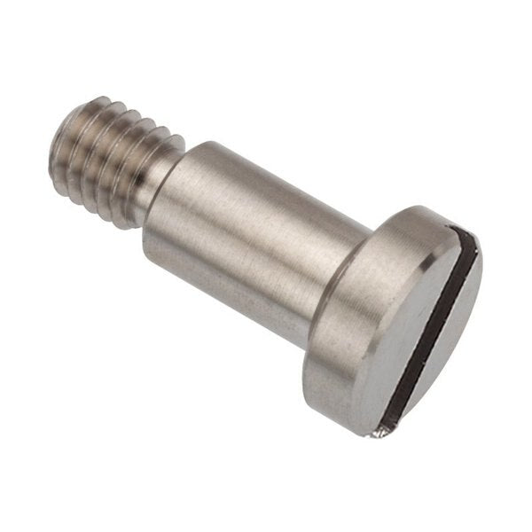 Shoulder Screw, 6g Thr Sz, 6mm Thr Lg, 12 mm Shoulder Lg, 316 Stainless Steel