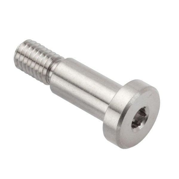 Shoulder Screw, 6g Thr Sz, 9.5mm Thr Lg, 16 mm Shoulder Lg, 316 Stainless Steel
