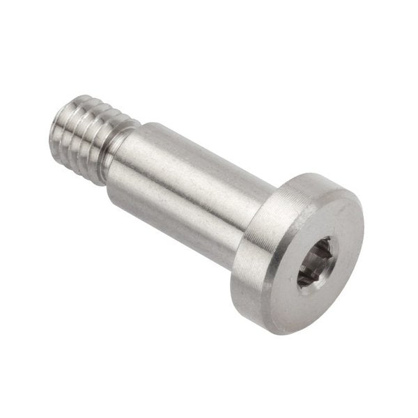 Shoulder Screw, 6g Thr Sz, 6mm Thr Lg, 12 mm Shoulder Lg, 316 Stainless Steel
