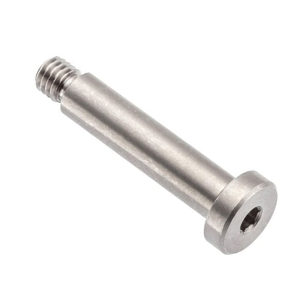 Shoulder Screw, 6g Thr Sz, 6mm Thr Lg, 25 mm Shoulder Lg, 316 Stainless Steel
