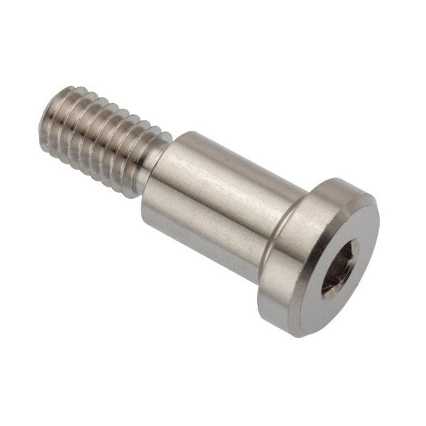Shoulder Screw, 6g Thr Sz, 11mm Thr Lg, 12 mm Shoulder Lg, 316 Stainless Steel