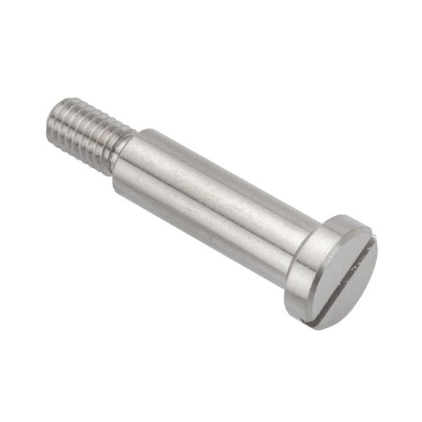 Shoulder Screw, 6g Thr Sz, 11mm Thr Lg, 20 mm Shoulder Lg, 316 Stainless Steel