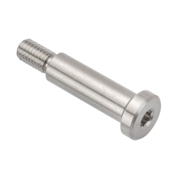 Shoulder Screw, 6g Thr Sz, 11mm Thr Lg, 20 mm Shoulder Lg, 316 Stainless Steel