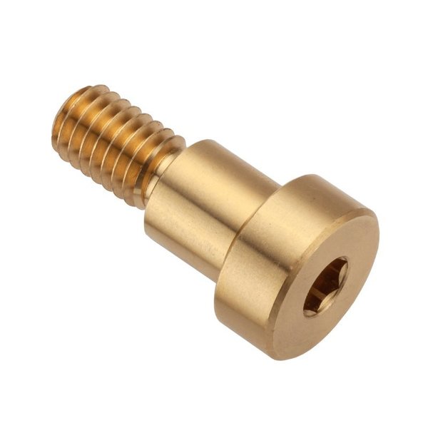 Shoulder Screw, #10-32 Thr Sz, 1/4 in Thr Lg, 3/8 in Shoulder Lg, 18-8 Stainless Steel