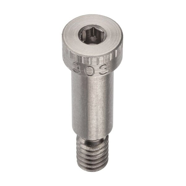 Shoulder Screw, 3A Thr Sz, 7/16 Thr Lg, 3/4 in Shoulder Lg, 18-8 Stainless Steel