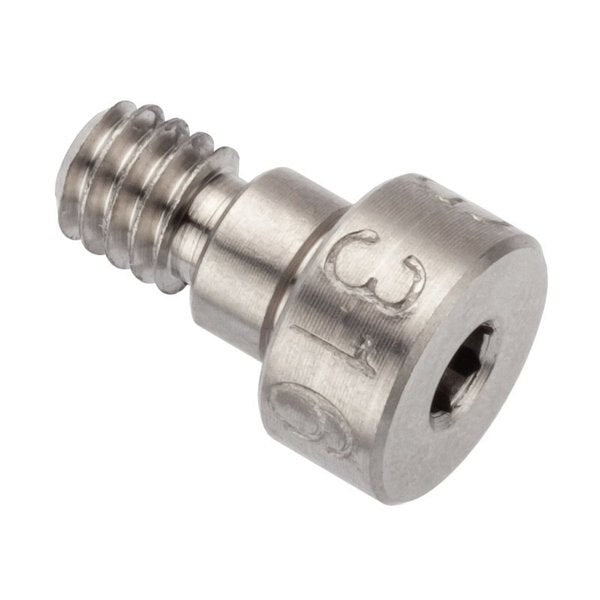 Shoulder Screw, #8-32 Thr Sz, 3/16 Thr Lg, 1/8 in Shoulder Lg, 316 Stainless Steel