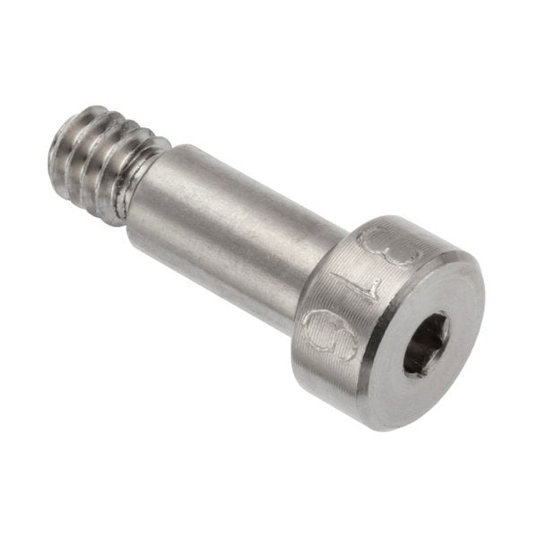 Shoulder Screw, #8-32 Thr Sz, 3/16 Thr Lg, 3/8 in Shoulder Lg, 316 Stainless Steel