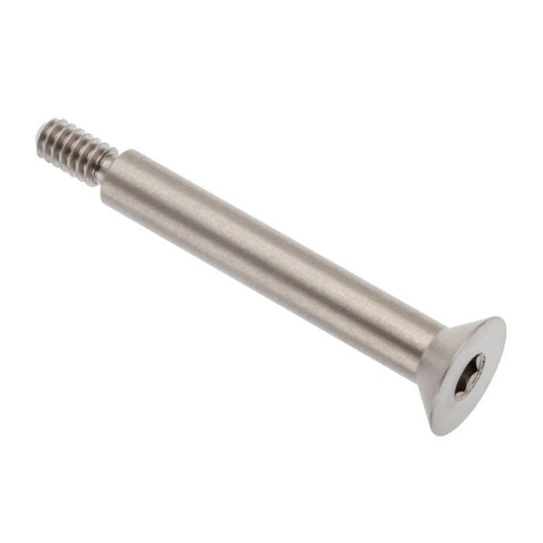 Shoulder Screw, #10-24 Thr Sz, 3/8 Thr Lg, 1-1/2 in Shoulder Lg, 18-8 Stainless Steel