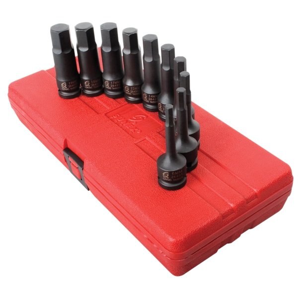 Metric Impact Hex Driver Set, 1/2