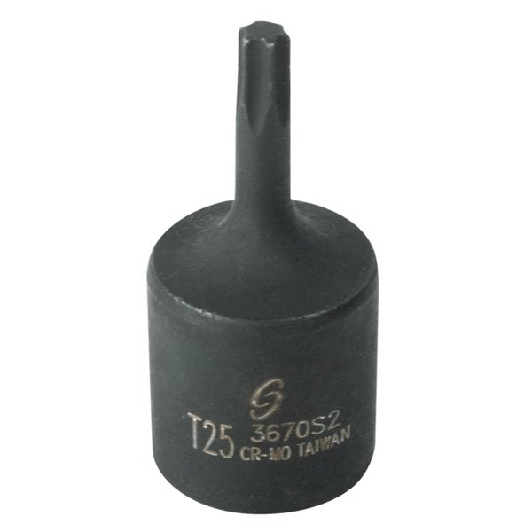 Internal Star Impact Socket, T25, 3/8