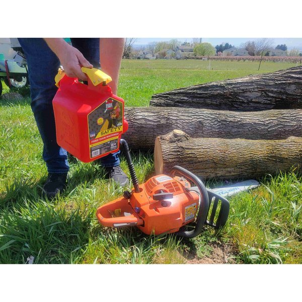 2.2 gal Red HDPE Type II Safety Gas Can