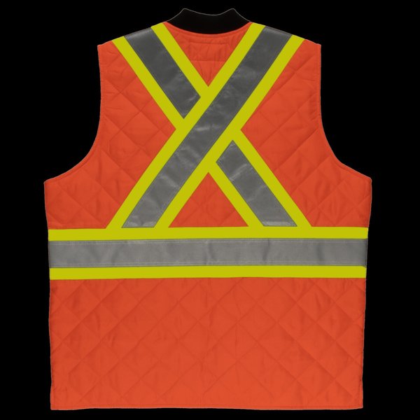 Quilted Safety Vest, SV051-FLOR-S