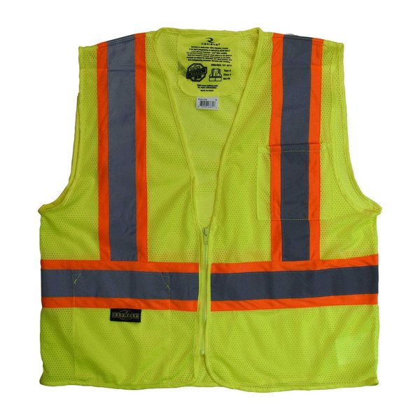 2 Tone Class Ii Safety Vests X Large Mi