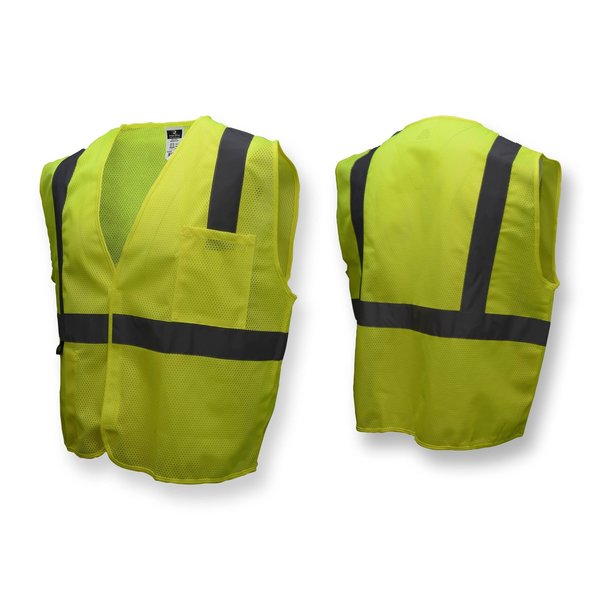 Radians SV2 Economy Type R Class 2 Mesh Safety Vest, Size: M