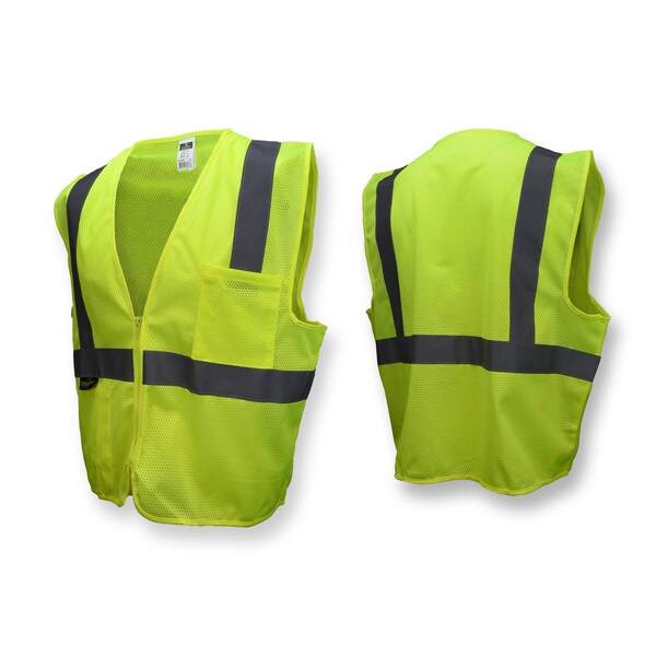 Radians SV2Z Economy Type R Class 2 Mesh Safety Vest with Zipper
