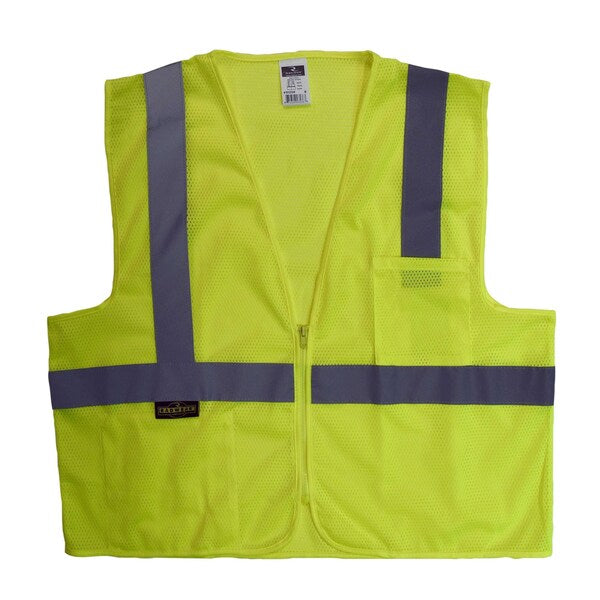 Radians SV2Z Economy Type R Class 2 Mesh Safety Vest with Zipper