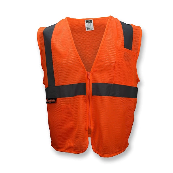 Radians SV2Z Economy Type R Class 2 Mesh Safety Vest with Zipper