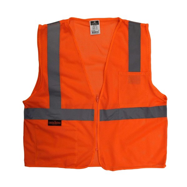 Radians SV2Z Economy Type R Class 2 Mesh Safety Vest with Zipper