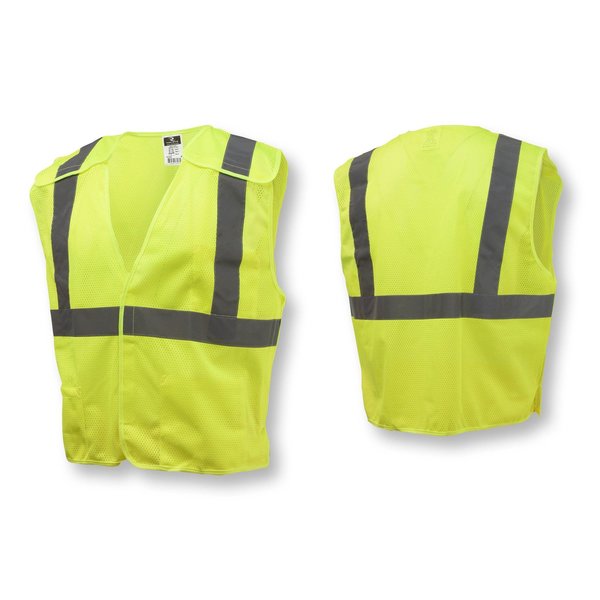 4XL High Visibility Vest, Silver