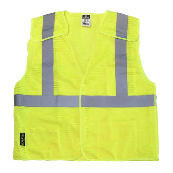 4XL High Visibility Vest, Silver
