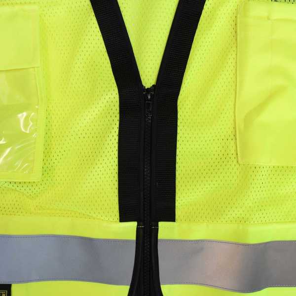 Safety Tether Vest, Heavy Duty, Green, 3X