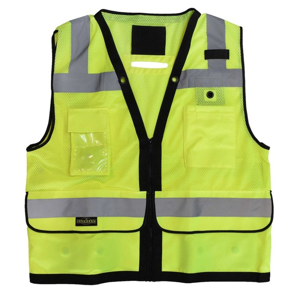Safety Tether Vest, Heavy Duty, Green, 3X